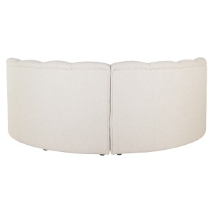 CANAPEA LIVING LANDMARK 250CM, DIN METAL, LEMN SI TEXTIL, DE CULOARE BEJ, DESIGN MODERN - Img 6