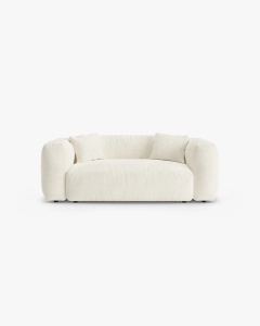 CANAPEA MARTINA, CU 2 LOCURI, FILDES, 200 CM, CU TAPITERIE DIN TEXTIL BOUCLE MONET, MICADONI