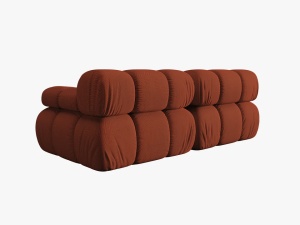 CANAPEA MODULARA BELLIS, 2 LOCURI, 188 CM, SCORTISOARA 44, TAPITERIE DIN CATIFEA 3D, DESIGN DEOSEBIT - Img 3