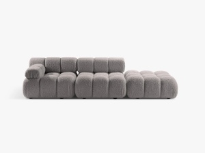 CANAPEA MODULARA BELLIS, DREAPTA, 3 LOCURI, 282 CM, TAPITERIE BOUCLE, DIVERSE CULORI, DESIGN DEOSEBIT