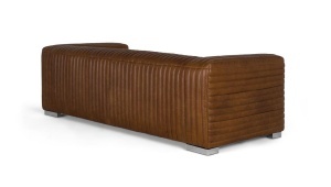 CANAPEA PIELE, DEOSEBITA 3 LOCURI, COD 10002, DIN PIELE NATURALA, ARTIM GROUP SELECTION - Img 5