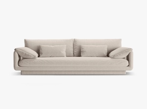 CANAPEA TORINO, 4 LOCURI, 250 CM, DIVERSE CULORI SI MATERIALE, DESIGN DEOSEBIT - Img 9