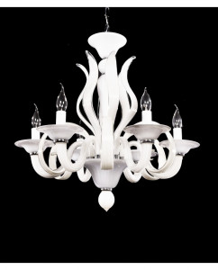 CANDELABRU MODERN MONTANER W6 ALB DESIGN DEOSEBIT