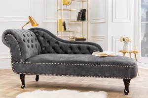 COLTAR/DIVAN 170CM, CATIFEA STRUCTURATA GRI, STIL CHESTERFIELD - Img 6