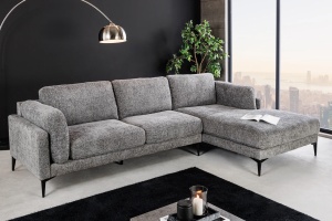COLTAR DREAPTA, MANHATTEN 295CM, TESATURA CHENILLE GRI, ARTIM GROUP SELECTION - Img 8