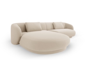 COLTAR ELEGANT 4 LOCURI, CAMDEN, BEIGE, STANGA, MATERIAL CATIFEA, ARTIM GROUP SELECTION - Img 3