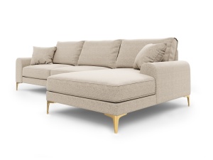 COLTAR ELEGANT DREAPTA 254CM, MADARA 5 LOCURI, DIVERSE CULORI, MATERIAL TEXTIL, ARTIM GROUP COLLECTION - Img 3