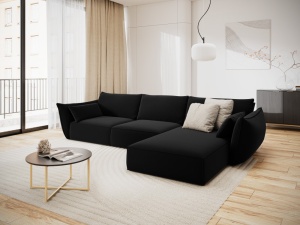 COLTAR ELEGANT DREAPTA 308CM, VANDA 4 LOCURI, DIVERSE CULORI, MATERIAL CATIFEA, ARTIM GROUP COLLECTION - Img 17