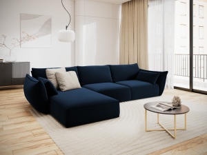 COLTAR ELEGANT STANGA 308CM, VANDA 4 LOCURI, DIVERSE CULORI, MATERIAL CATIFEA, ARTIM GROUP COLLECTION - Img 8