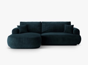 COLTAR EXTENSIBIL ELLA, STANGA, CU SPATIU DE DEPOZITARE, 5 LOCURI, 271 CM, DIVERSE CULORI SI MATERIALE, DESIGN DEOSEBIT - Img 6