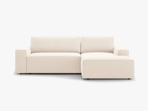 COLTAR EXTENSIBIL JODIE, DREAPTA, 3 LOCURI, 246 CM, DIVERSE CULORI SI MATERIALE, DESIGN DEOSEBIT - Img 3