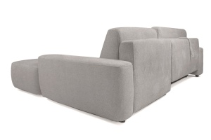 COLTAR EXTENSIBIL MIA, GRI BUBBLE 02 II, CONFECTIONAT DIN MATERIAL TEXTIL, METAL SI SPUMA, STIL MODERN - Img 3