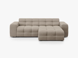 COLTAR KENDAL, DREAPTA, 4 LOCURI, 256 CM, DIVERSE CULORI SI MATERIALE, DESIGN DEOSEBIT - Img 11