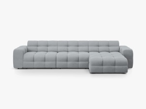 COLTAR KENDAL, DREAPTA, 5 LOCURI, 357 CM, DIVERSE CULORI SI MATERIALE, DESIGN DEOSEBIT - Img 13