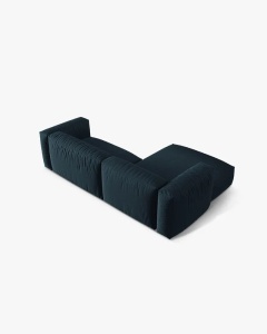 COLTAR MARTINA, BLUE JEANS, 280 CM, STANGA, CU TAPITERIE DIN TEXTIL STRUCTURAT BOSTON, MICADONI - Img 4