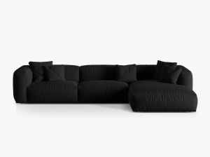 COLTAR MARTINA DREAPTA, 3 LOCURI, 330 CM, DIVERSE CULORI SI MATERIALE, DESIGN DEOSEBIT - Img 7