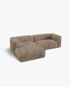 COLTAR MARTINA, GHINDA, 280 CM, STANGA, CU TAPITERIE DIN TEXTIL CORDOI TILIA, MICADONI - Img 2