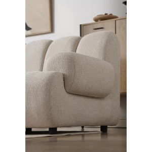 COLTAR MODULAR 276CM, DIN LEMN SI TEXTIL, CULOARE NISIPIU, HOUSE NORDIC - Img 10