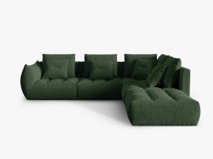 COLTAR MODULAR BLOOM DREAPTA, 4 LOCURI, 316 CM, DIVERSE CULORI SI MATERIALE, DESIGN DEOSEBIT - Img 14