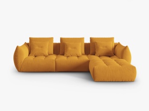 COLTAR MODULAR BLOOM DREAPTA, 4 LOCURI, 332 CM, DIVERSE CULORI SI MATERIALE, DESIGN DEOSEBIT - Img 7