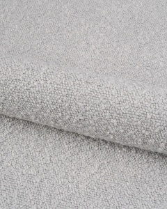 COLTAR PE STANGA, CU 3 LOCURI JODIE, 224X162 CM, ADANCIME SCAUN 62 CM, GRI DESCHIS, TAPITAT CU TAPITERIE DIN TEXTIL BOUCLE BALOO, MICADONI - Img 3