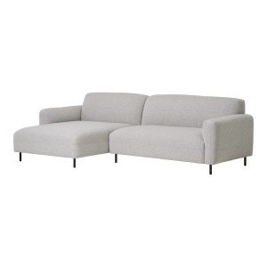COLTAR SALVADOR 265CM, DIN LEMN SI TEXTIL, STANGA, CULOARE GRI DESCHIS, HOUSE NORDIC - Img 3