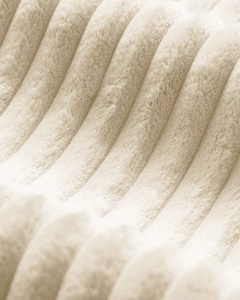 COLTAR SIMETRIC MARTINA, 316X316 CM, ADANCIME SCAUN 76 CM, BEJ DESCHIS, TAPITAT CU TAPITERIE DIN TEXTIL CORDOI TILIA, MICADONI - Img 3