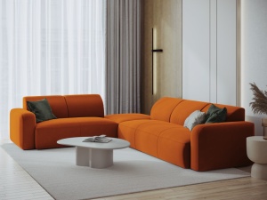 COLTAR STANGA 315CM, JASMIN 6 LOCURI, DIVERSE CULORI, MATERIAL CATIFEA, ARTIM GROUP COLLECTION - Img 11