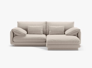 COLTAR TORINO, DREAPTA, 3 LOCURI, 220 CM, DIVERSE CULORI SI MATERIALE, DESIGN DEOSEBIT - Img 9