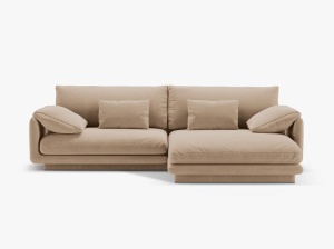 COLTAR TORINO, DREAPTA, 3 LOCURI, 250 CM, DIVERSE CULORI SI MATERIALE, DESIGN DEOSEBIT - Img 4