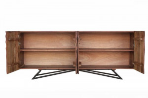 COMODA/BUFET LIVING, ZEN 177CM, LEMN DE MANGO, MARO/NEGRU, ARTIM GROUP SELECTION - Img 4