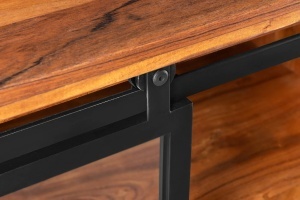 COMODA LIVING, HERITAGE 160CM, LEMN DE SALCAM, METAL SI STICLA, CULOARE NATUR/MARO, ARTIM GROUP SELECTION - Img 9