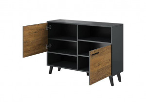 COMODA LIVING SOUL SD, ANTRACIT, DESIGN MODERN CM - Img 2