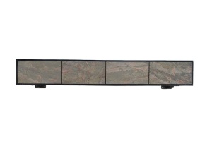 COMODA SUSPENDATA TV 200CM, MOUNTAIN SOUL, ASPECT PIATRA/NEGRU, DIN LEMN MASIV, ARTIM GROUP SELECTION - Img 2
