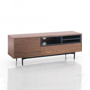 COMODA TV 152CM, PIET, COD 3641, STIL MODERN, REALIZATA DIN MDF SI SUPORT DE METAL - Img 1