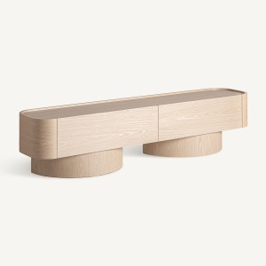 COMODA TV PRAYSSAC 220CM, DIN FURNIR DIN LEMN, DESIGN CONTEMPORAN, VICAL HOME