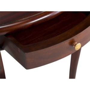 CONSOLA DE COLT CAMBRIDGE 55CM, DIN LEMN MASIV, CULOARE MARO, ARTIM SELECTION - Img 6