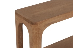 CONSOLA LIVING, ELEMENTS 90CM, REALIZATA DIN LEMN DE MANGO, CULOARE MARO/NATUR, ARTIM GROUP - Img 2