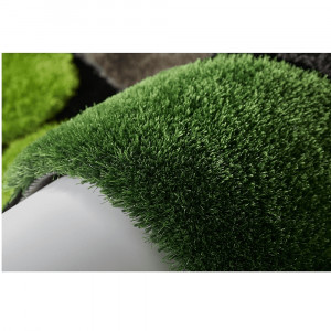 Covor 100x140 cm, verde/gri/negru, PEBBLE TYP 1, 0000201388 - Img 2