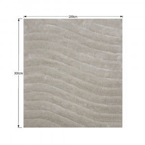 Covor 200x300 cm, alb/gri, SELMA, 0000194117