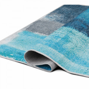 Covor 80x150 cm, albastru/gri, ESMARINA TIP 2, 0000203333 - Img 2