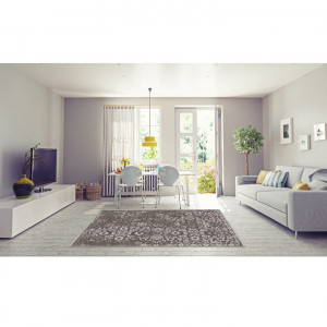 Covor vintage 160x230 cm, maro, MORIA, 0000194635 - Img 2