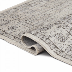 Covor vintage 200x250 cm, gri, ELROND, 0000194619 - Img 3