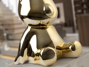 DECORATIUNE STATUETA, OSITO 50CM, RASINA, ARTIM GROUP SELECTION. - Img 3