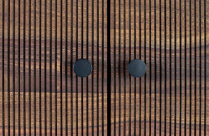 DULAP/BUFET LIVING 150CM, MARO/NEGRU, DIN LEMN DE MANGO SI METAL, GINER Y COLOMER - Img 5