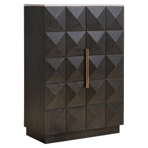 DULAP/CABINET CLAREMONT, 212218, CONFECTIONAT DIN FURNIR DE STEJAR, LEMN SI TRAVERTIN, MARO, STIL MODERN