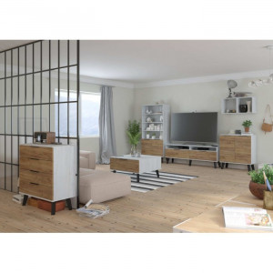 DULAP/COMODA SVEN DIVERSE VERSIUNI DIN PLACI LAMINATE SI LEMN VLD - Img 6