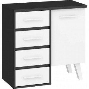 DULAP CU SERTARE NORDIS 1D4S DIVERSE NUANTE DIN PLACI LAMINATE DE CALITATE DESIGN SCANDINAV - Img 7
