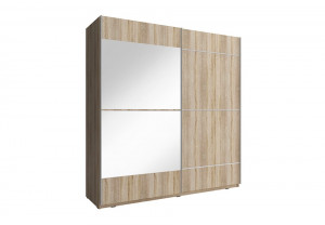 DULAP DORMITOR MIKA IV 150 STEJAR SONOMA DESIGN MODERN PSK - Img 1