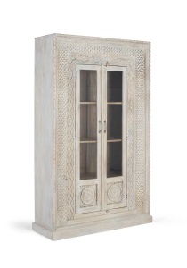 DULAP ELEGANT SUNDAR 110CM, REALIZAT DIN LEMN DE MANGO, CULOARE NATUR/ALB, GINER Y COLOMER